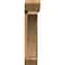 Ekena Millwork Thorton Slat Rough Sawn Bracket w/ Offset Brace, Western Red Cedar, 6"W x 28"D x 28"H BKT0604X28X28THR06RWR - alternate 4